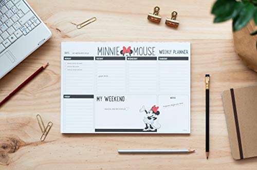Erik® A4 Weekplanner Disney Minnie Mouse - Bureauplanner met 54 afscheurbare vellen - Image 3
