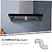 POPETPOP Aluminum Air Ductings Insulated Flexible Ducts Range Hood Exhaust Pipe Heat Resistant Kitchen Vent Hose