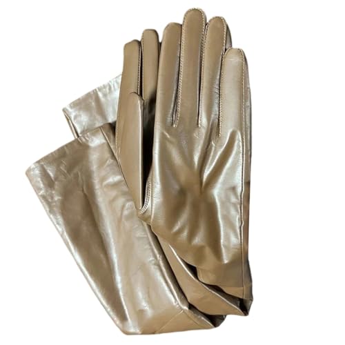 Guantes de piel ultrafinos suaves para proteger las manos del frío XL