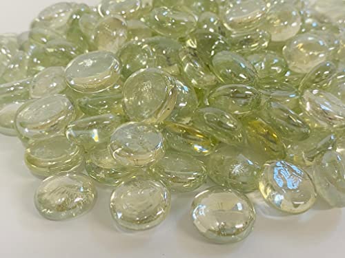Mezzaluna Gifts 1kg Small Clear Glass Decorative Pebble Beads - Image 2