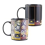 En una galaxia lejana: muestra tu amor por Star Wars con esta taza que cambia el calor. Los personajes icónicos de Star Wars se desvanecen a negro, cuando agregas agua caliente