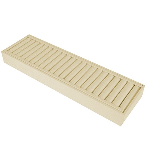 Gems on DisplayLinen Jewelry Bracelet/Bangle Display Tray ~ 21 Slots