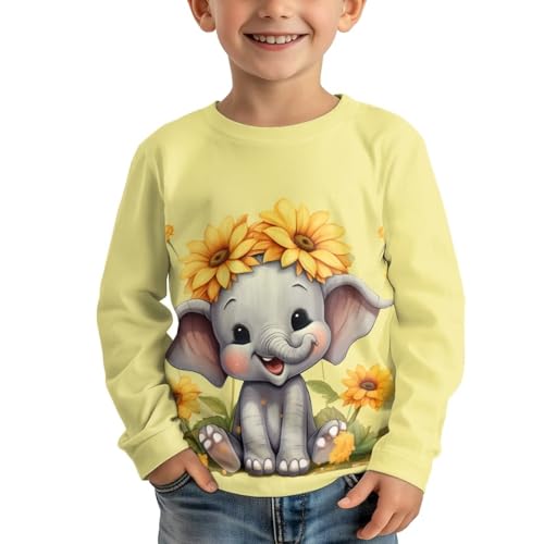Image of Girls Basic Tee Shirts Outdoor Long Sleeve Shirt Winter Clothes Size 3-16 Top Fall Clothes Gift for Holiday