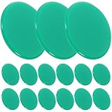 Healifty Bingo Markierungschips 100 Stück Runde Bingochips aus Kunststoff Grasgrün für Belohnungsmarker und Lernspiele