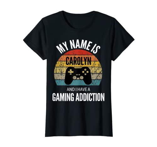 Il mio nome è Carolyn e ho una dipendenza da gioco Magliett