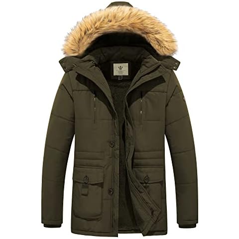 WenVen Veste d'Hiver à Capuche Cover