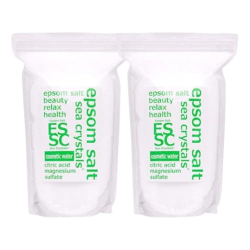 エプソムソルト シークリスタルス コスメティックウォーター 入浴剤 2.2kg×2個 バスソルト 硫酸マグネシウム