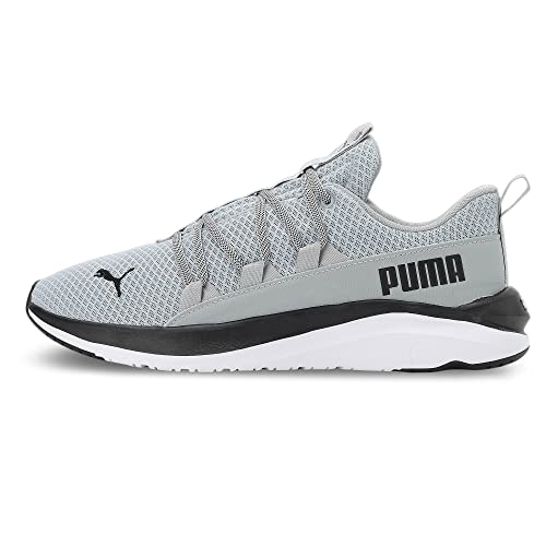 PUMA PUMA Men's SOFTRIDE ONE4ALL Sneaker, Quarry-Puma Black-Puma White, 12