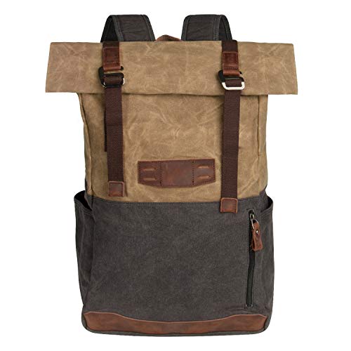 rolltop rucksack canvas