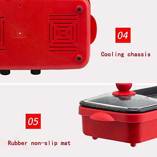 Máquina Multifuncional YYDS para Cocina en Vidrio Rojo miniatura 4