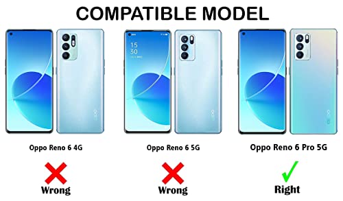 Image of Jkobi Back Cover for Oppo Reno6 Pro 5G | Reno 6 Pro 5G (Silicone Clear Shockproof Case with Camera Protection | Soft and Flexible | Transparent)