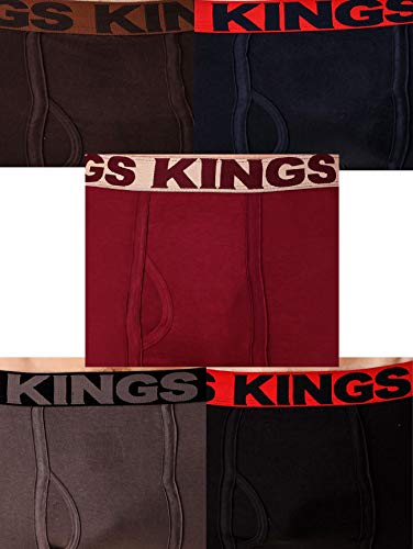 Image of HAP Men's Multicolor Boxer Brief | Drawer | Trunk | Innerwear | Pack of 5