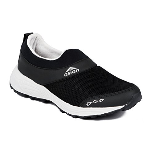 Image of ASIAN Wonderwalk-01 Men's Walking Shoes | Lightweight Slip-On Sneakers with Memory Foam Cushioning & Breathable Mesh Upper | Perfect for Walking, Office Wear, Travel & Daily Comfort