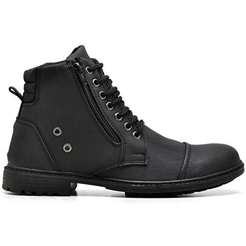 Bota Coturno Adventure Com Relógio e Carteira Masculino JUILLI R502DB Tamanho:39;cor:Preto;gênero:Ma