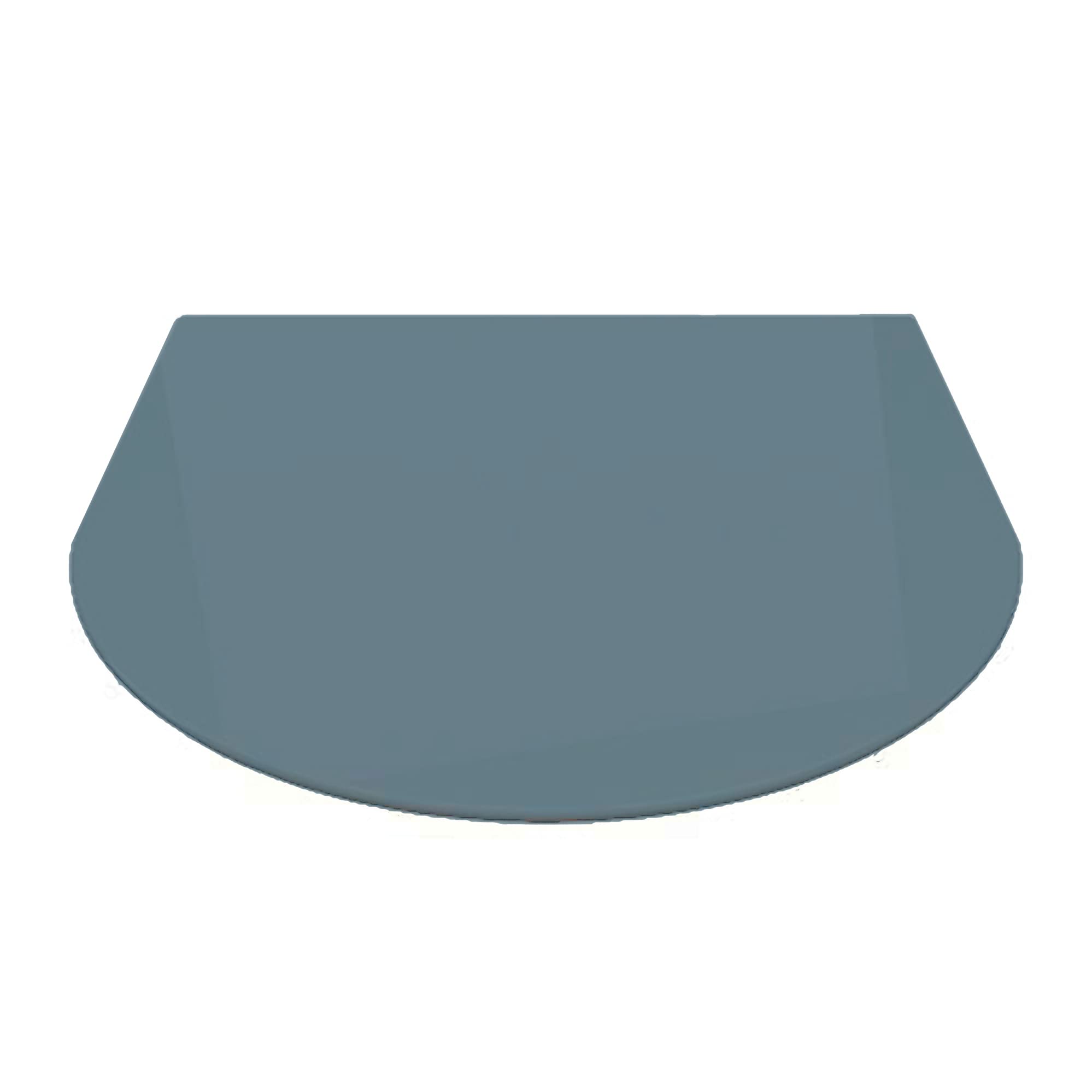 Funkenschutzplatte Rundbogen 100x120cm Glas Anthrazit o. Silikondichtung