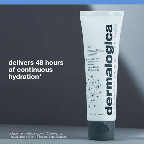Dermalogica Skin Smoothing Cream 100ml - innovative Moisturizer spendet 48 Stunden langanhaltende Feuchtigkeit. Geeignet für normale, Mischhaut, feuchtigkeitsarme Haut.