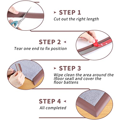2M Pvc Floor Transition Trim Strip From Carpet Edging To Floor Tile, Self-Adhesive Threshold Transition Strip And Vinyl Laminate Floor Joining Binding Strip, Floor Bar With Height Less Than 3Mm White #TOP5