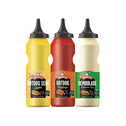 BÄHNCKE - Dänisches Hot Dog Saucen Set Cover