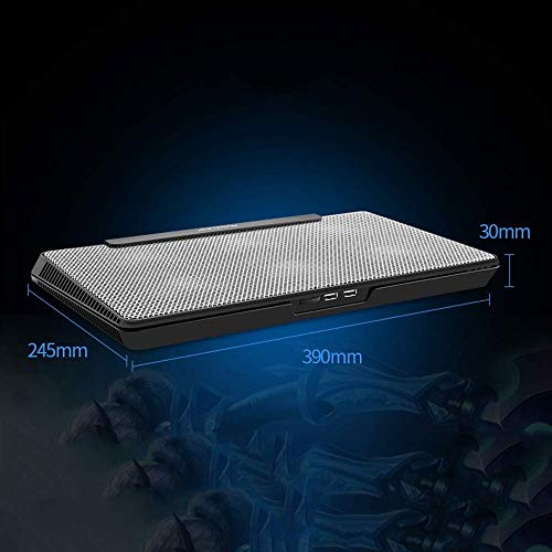 Base para laptop con 6 ventiladores de enfriamiento miniatura 2