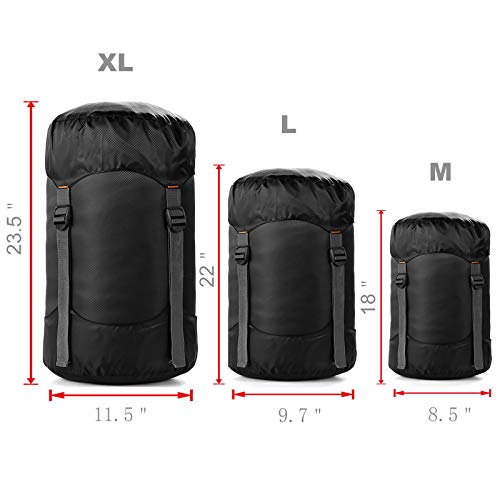 image for Borogo Compression Sack, Upgrade Compression Stuff Sack Water-Resistan