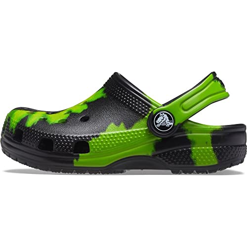 Image of Crocs Kids' Classic Tie-dye Graphic Clog