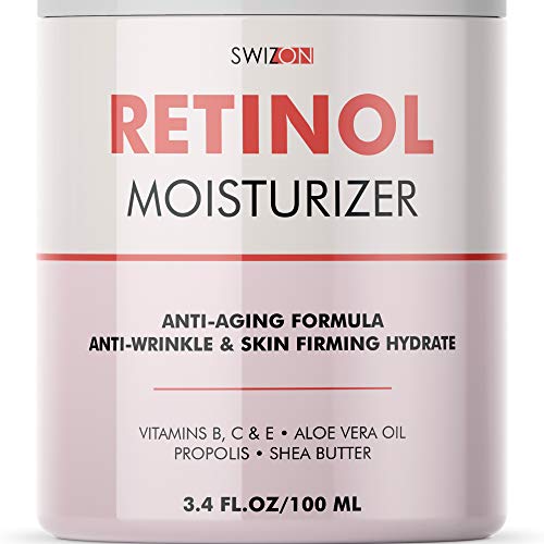 3% ﻿Retinol Cream - Natural Moisturizer with Vitamin A, Aloe Vera, Hyaluronic Acid