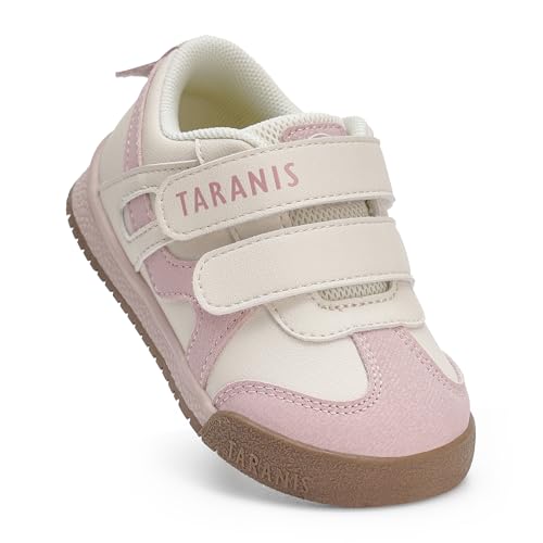 TARANIS Toddler Walking Shoes Wide Running Kids Sneakers Tennis Athletic Sport Shoes 7 Toddler A-pink