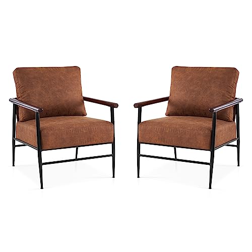 Sillón Moderno con Cojín de Tela Menta