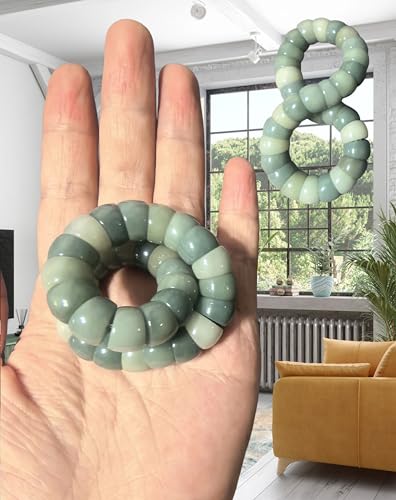 Image of Natural Bodhi Seeds Beads Bracelet, Zen Fidget Stretch Color Gradient Bracelet for Mind-Calming, Meditation Practice Beads Accessory for Women and Men