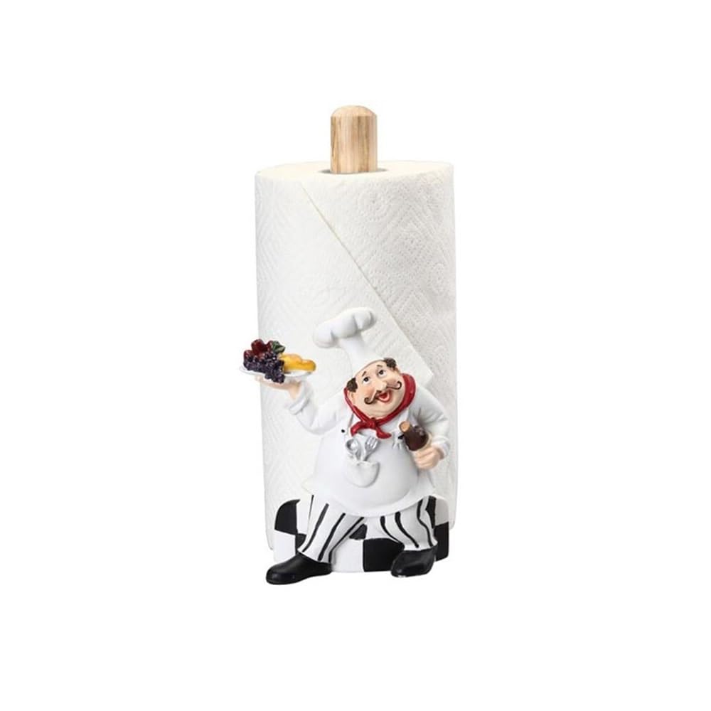 Uchwyt na ręczniki papierowe Stojak na ręczniki papierowe z żywicy, wolnostojący stojak do stołu kuchennego Home Decor