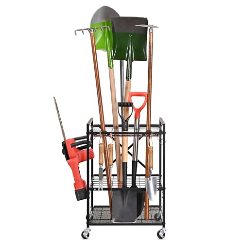 Mythinglogic Garden Tool Organizer for Garage, Yard...