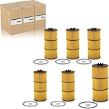 FOCUSFILTER P551005 OEM Grade Oil Filter, for Freightliner Trucks & Buses 114SD 122SD Cascadia L6,