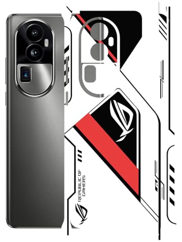 Image of AtOdds - Full Body Back Screen Guard Protector Film - Lamination Wrap Skin Sticker Compatible with Oppo Reno 10 PRO Plus | Scratchproof Matte Finish (RogRed)
