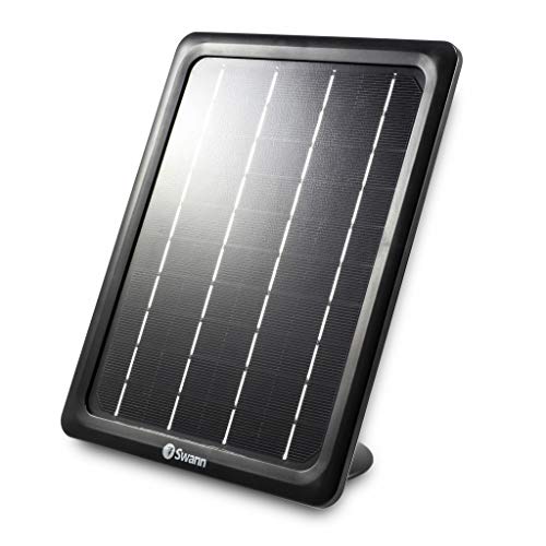 Swann Outdoor Solar panel for Smart Security Camera Charger with Mounting Bracket and USB cable