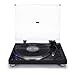 AIWA APX-1200BT/BK Giradischi Professionale con Bluetooth, USB, Preamplificatore Incorporato, Piastra in Alluminio, Braccio a S, Velocità 33 e 45 RPM - Colore: Nero immagine