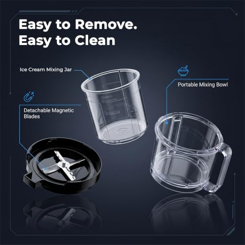 Image of Kilig Dolce Ice Cream Maker for Home, Ice Cream, Gelato, Sorbet, Frozen Yogurt, Milkshake & Soft Serve, Freeze and Spin System, 2 to 4 Min cycle time