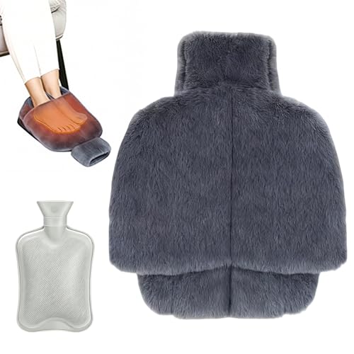 Bolsa de agua caliente para pies, Calienta Pies Bolsa Agua Caliente, Calentador de pies sin Electricidad, Bolsa de Agua Caliente Peluche, Calentador de Pies Para Invierno, para Niños y Adultos