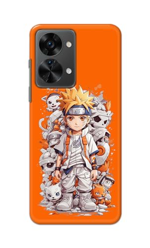 Image of Polycarbonate Printfidaa Printed Hard Back Cover Case For Oneplus Nord 2T 5G Back Cover (Famous Anime Cartoon Character) -112, Multicolor