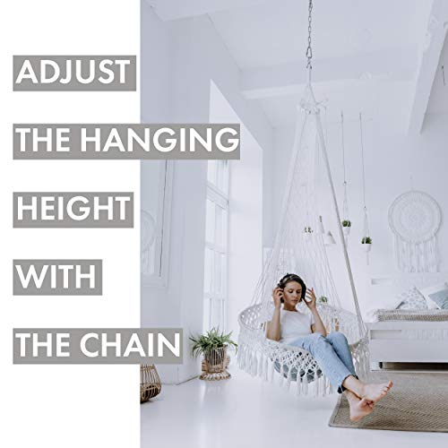 Ceiling-Mount-kit-with-chain-for-Macrame-swing-hammock-wall-mount-hook-for-Yoga-Trapeze-and-Straps-ceiling-bracket-for-Gymnastic-Rings-or-climbing-rope-at-home-basement-gym