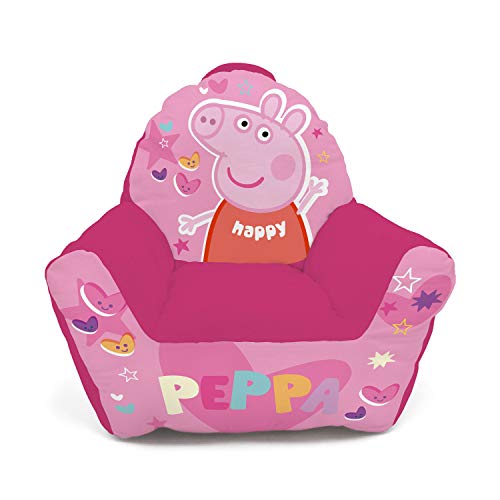 ARDITEX AD PP13976 Sofá Infantil de Tacto Suave 52x48x51cm de EONE Peppa Pig
