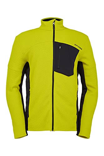Image of Spyder Men's Bandit Hybrid Full Zip Mid Layer Jacket