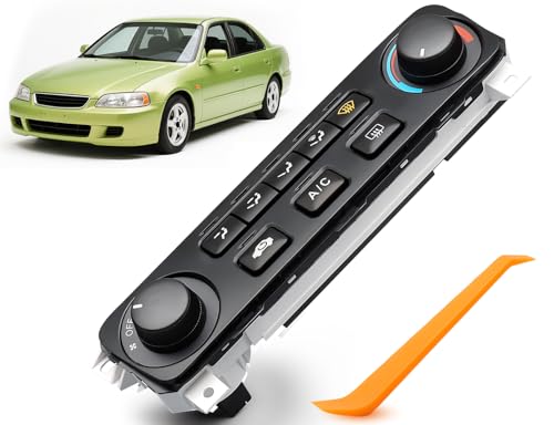 79600-S84-A21ZA A/C Control Panel Compatible with 2001-2002 Honda Accord 2.3L