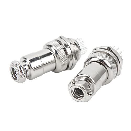 2 Pcs Conector Enchufe de Aviación 14 Pin miniatura 5