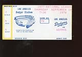 Sept. 14 1978 Los Angeles Dodgers Ticket Stub vs Astros Lopes & Cey Home Runs - MLB Unsigned Miscellaneous