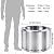 HGD 28 Inch Smokeless Firepit, Stainless Steel Fire Pit, Wood Burning Firepit for Patio Garden Picnic