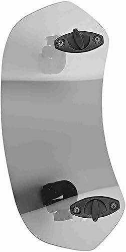 Miniatura 6 de Deflector de viento de extensión de parabrisas de motocicleta, deflector de viento ajustable con clip para parabrisas de motocicleta Tawny