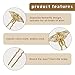 FRDTLUTHW 3PCS Vintage French Butterfly Twist Hair Pins for Women,U Shaped Updo Gold Metal Hair Sticks for Thin Thick Hair,2 Long Prong Chignon Black Silver Hair Forks for Bun,Bridal Wedding Hairpins