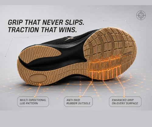 Image of Kraasa Men's Running Shoes | Breathable Knit Upper | Lightweight Phylon Sole | Cushioned EVA Insole | Comfortable Sports & Casual Sneakers for Gym, Walking & Daily Use