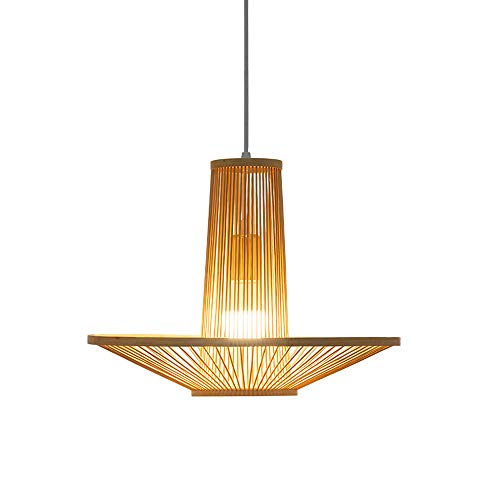 Chandelier de moderne d'art en bambou naturel luminaire haut de gamme Lilho