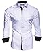Kayhan Hombre Camisa, TwoFace White XXL